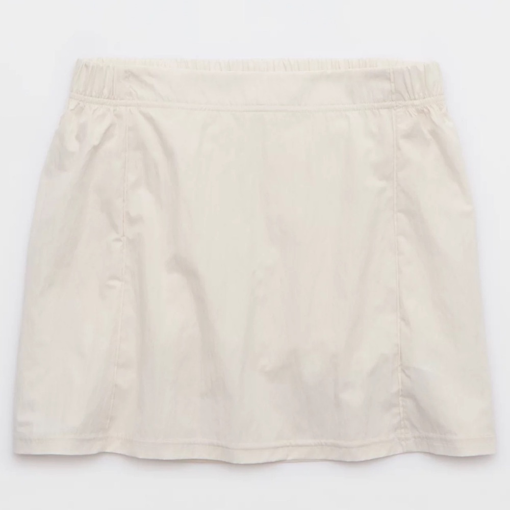 NWT OFFLINE By Aerie Nylon Mini Skirt with built in shorts with pocket - Picture 4 of 6